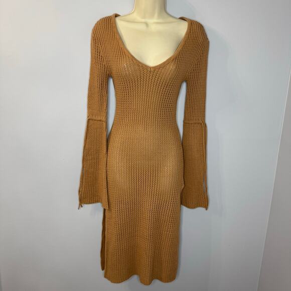 Lovers and Friends Solta Knit Midi Dress Beach Cover up Women's New Sz S - Picture 2 of 13